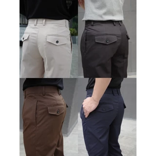 [NEW] GUSSIC- Milano Pleated Pants กางเกงขากระบอกเล็ก จีบคู่ ดีเทลฝากระเป๋าหลัง