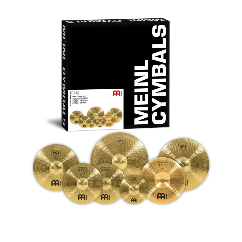 MEINL Cymbals HCS Super Cymbal Set (HCS-SCS)