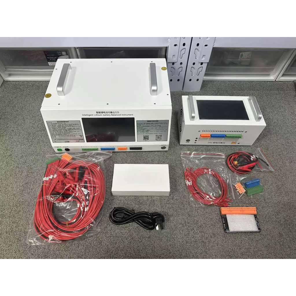 เครื่องมือบาลานซ์เซลล์แบตเตอรี่ลิเธียมและฟื้นฟูสภาพแบตเตอรี่ 32S-20A,24S-10A เมนูใช้งานภาษาอังกฤษ
