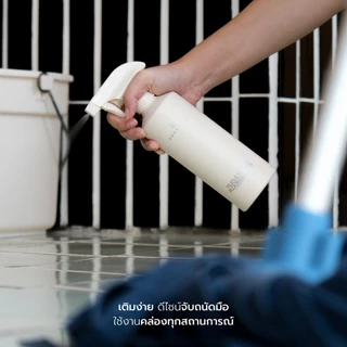 SOGANICS Aluminum Bottle 500ml (w/Pump & Trigger หัวปั๊มและสเปรย์) ขวดอลูมิเนียม แถมสติ๊กเกอร์ติดขวด