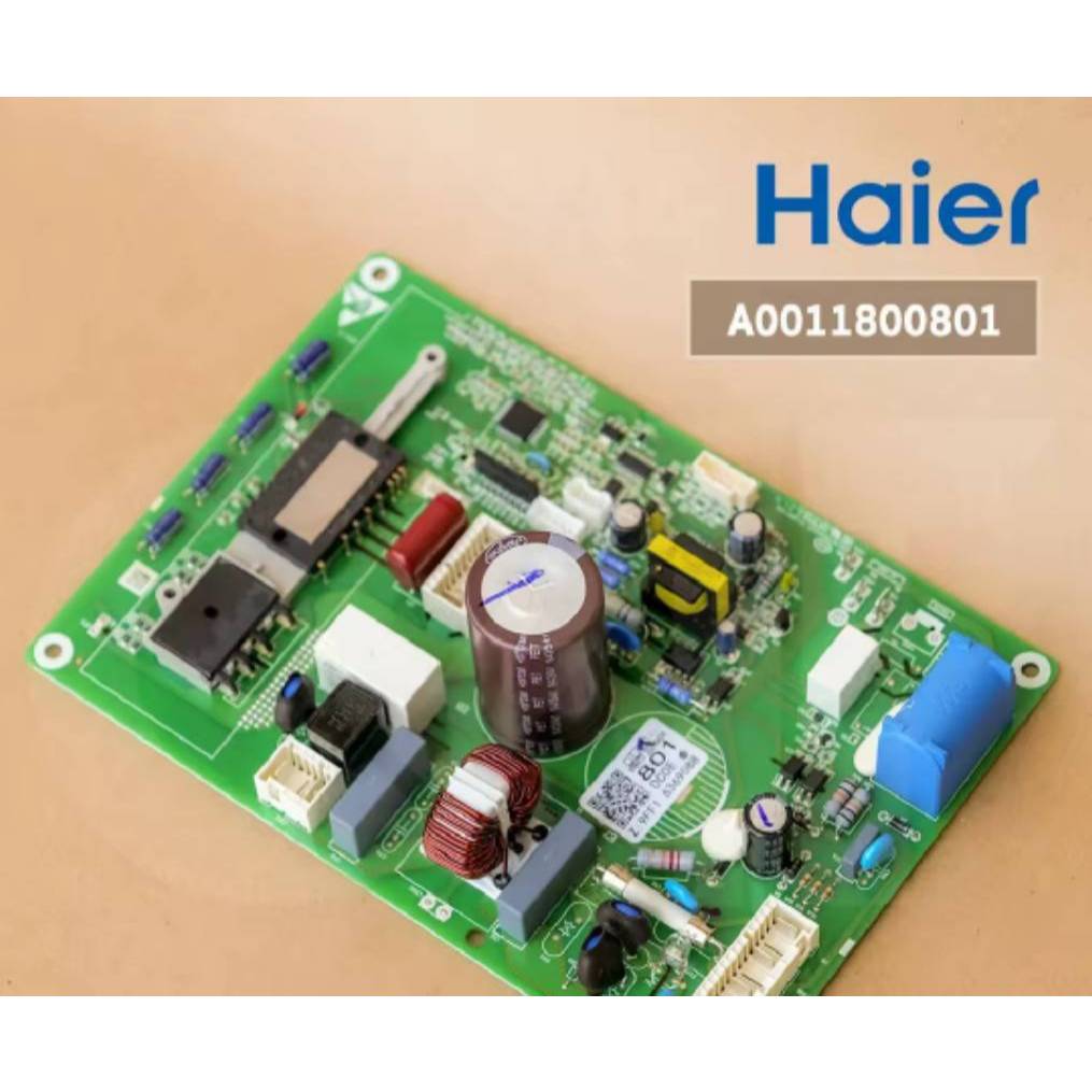 901439  แผงวงจรแอร์ Haie บอร์ดคอยล์ร้อน พาร์ท A0011800801A รุ่น HSU-12VNS03TC อะไหล่แอร์