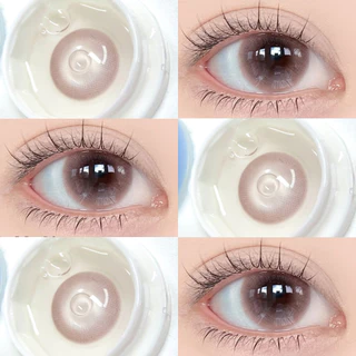 【ซื้อครบ฿120แถมน้ำยาล้าง60ML1ขวด】 MIDROO คอนแทคเลนส์ 0.00-4.00 ไร้ขอบ ขยายรูม่านตา Bunny Brown/Pink/Blue-14.5mm รายเดือน
