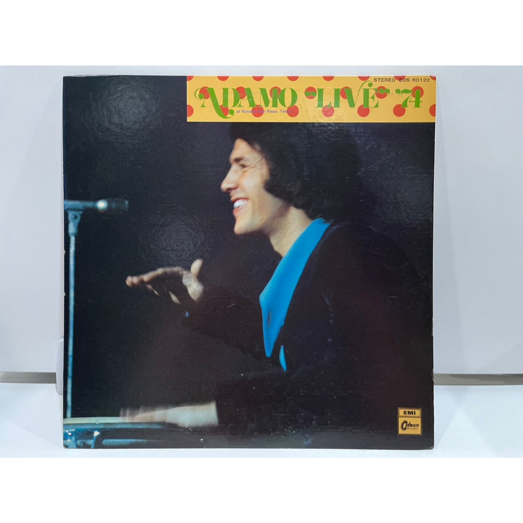 1LP Vinyl Records แผ่นเสียงไวนิล Adamo – Adamo Live '74 EOS-80122   (H2A3)