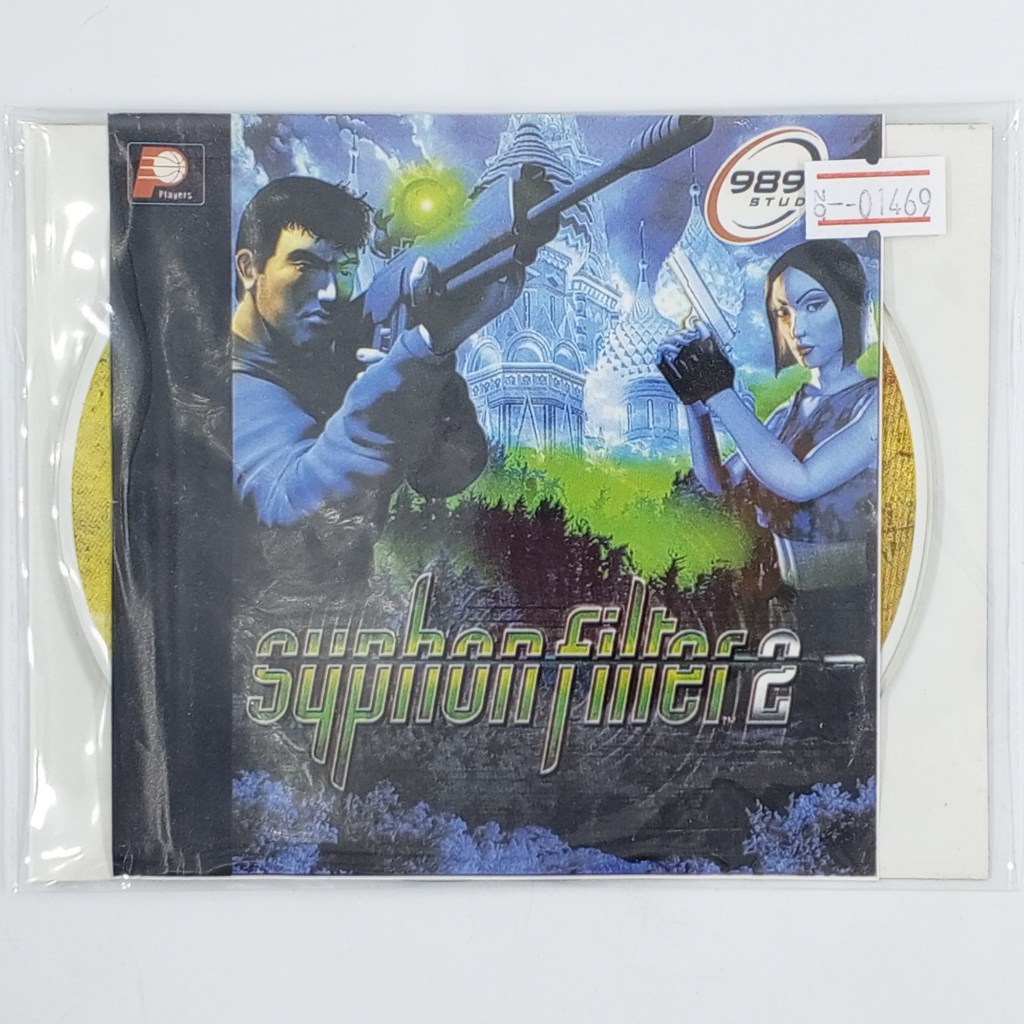 [01469] SYPHON FILTER 2 (US) แผ่นเกมก็อปปี้ PS1 แผ่นปั๊มโรงงาน มือสอง สภาพดี !!
