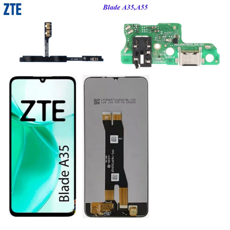 อะไหล่มือถือ ZTE Blade A35,Z2453,Blade A55,Z2450/สายแพร/หน้าจอ LCD