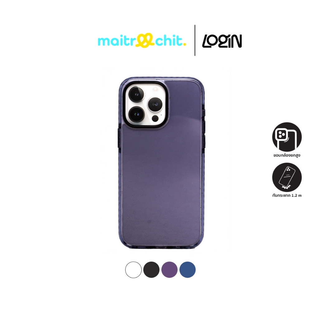 Login รุ่น Colorful powder เคสสำหรับ iPhone 15 /  15 Plus / 15 Pro / 15 Pro Max