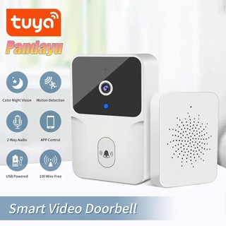 Tuya Smart Home กริ่งไร้สาย ชาร์จไฟได้ ออดไร้สาย  เสียง Alex…
