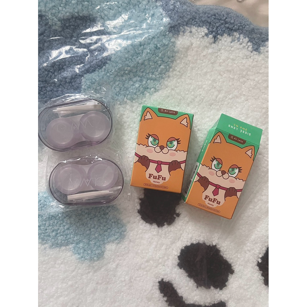 ส่งต่อ คอนแทคเลนส์ sisse lens fufu honey สีน้ำตาล 0.00 1month