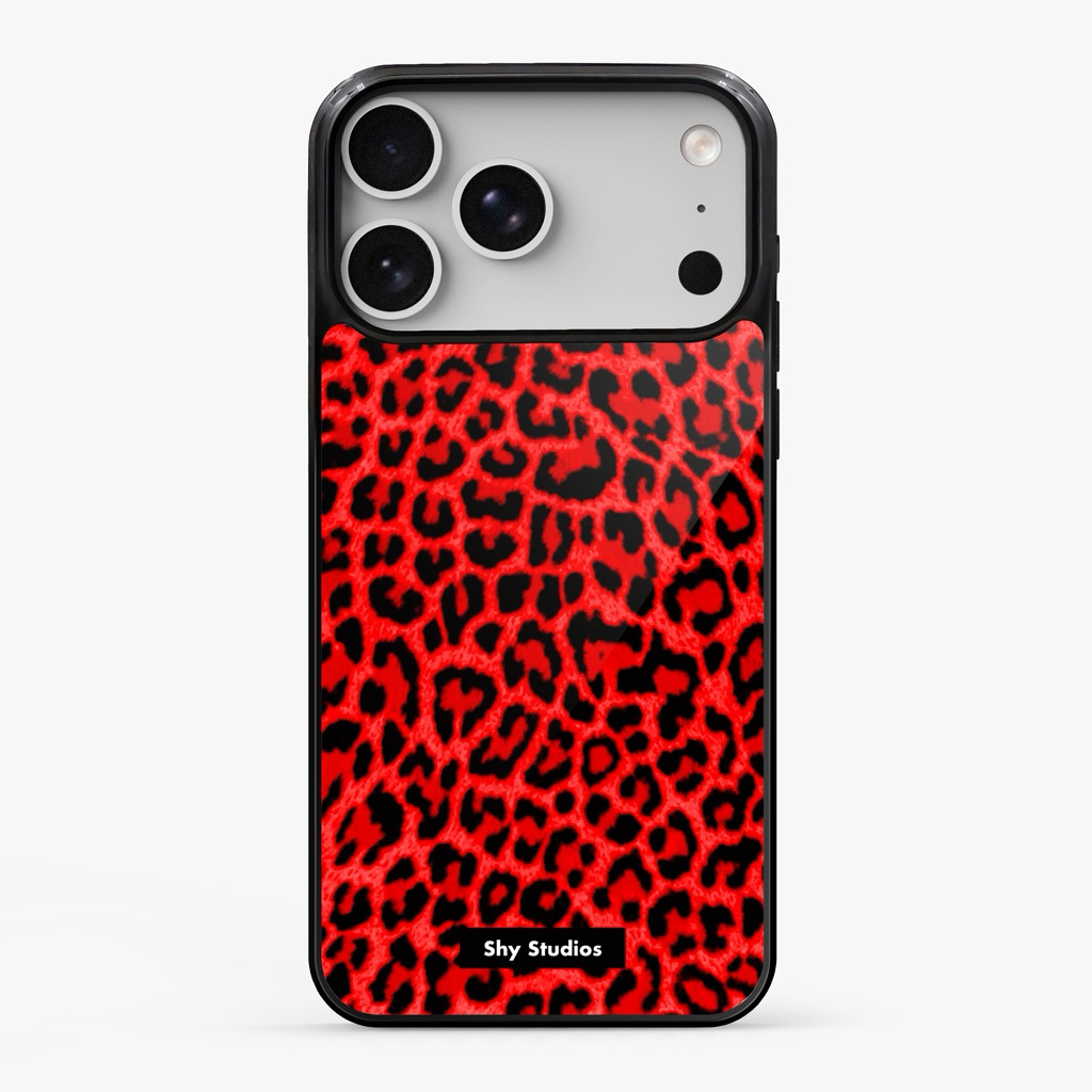 Shy Studios - RED LEOPARD IPHONE CASESE