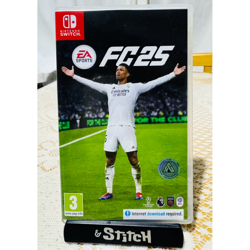 แผ่นเกม Nintendo  switch  **สินค้ามือสอง** FC25 สภาพดี เล่นได้ปกติ