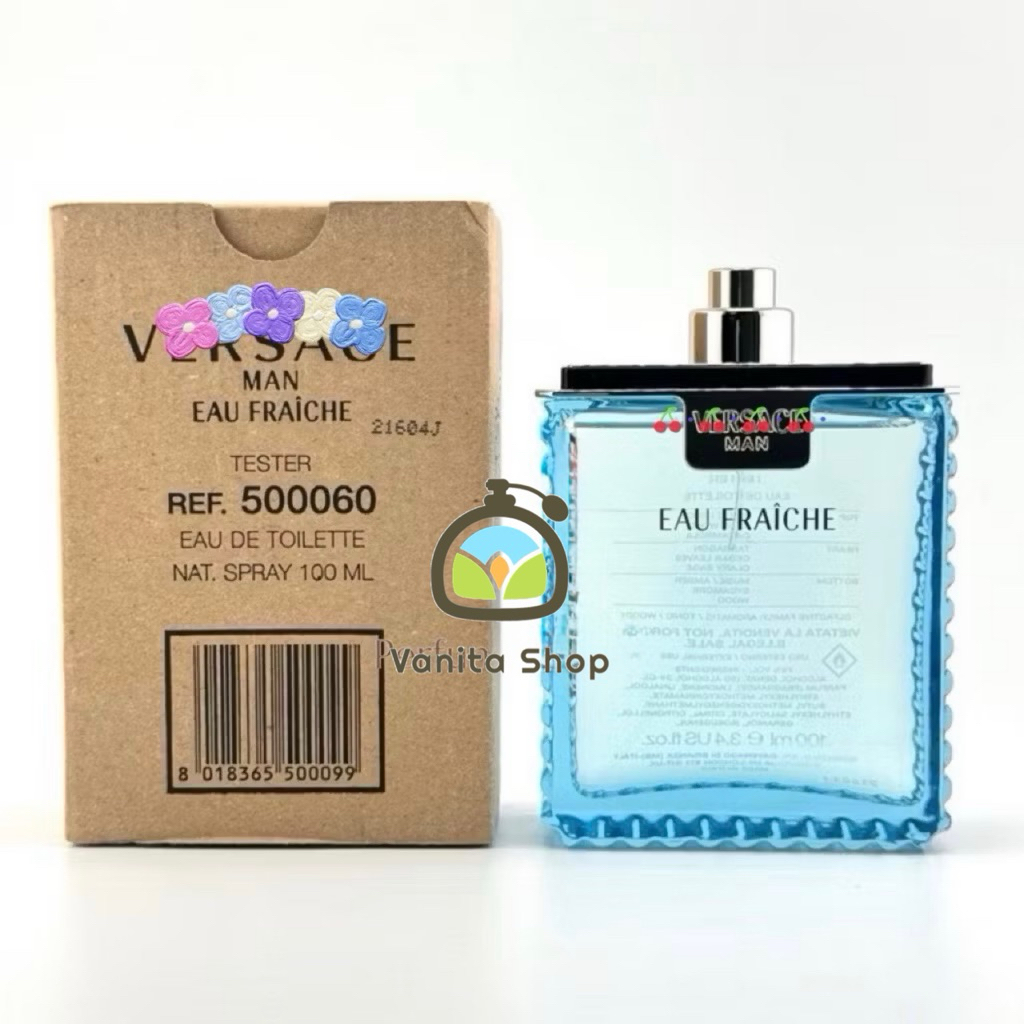 น้ำหอมของแท้กล่องเทสเตอร์ versace Man Eau Fraiche eua de toilette 100ml