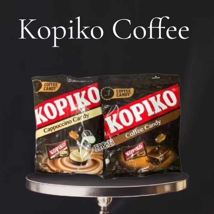 ลูกอมกาแฟ โกปิโก้ คาปูชิโน่ (100เม็ด) ท๊อฟฟี่ รสดั้งเดิม ลูกอมกาแฟนม KOPIKO Coffee Candy ขนมโบราณ
