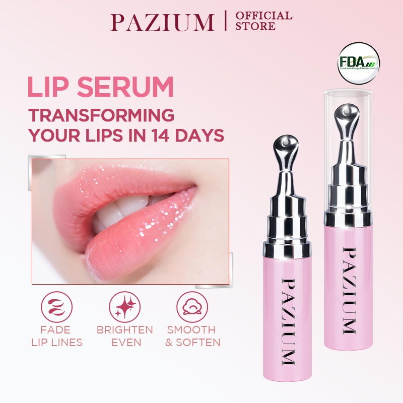 PAZIUM ลิปเซรั่มบำรุงริมฝีปาก ลิปสติก Lip Serum  ลิป ออยล์ ช่วยให้ริมฝีปากสว่างขึ้น