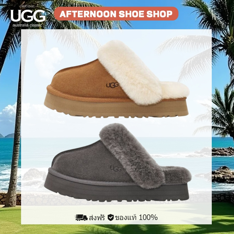 (ของแท้ 100%) UGG Warm Closed-Toe Sandals รองเท้าแตะ รองเท้ามีสายรัด