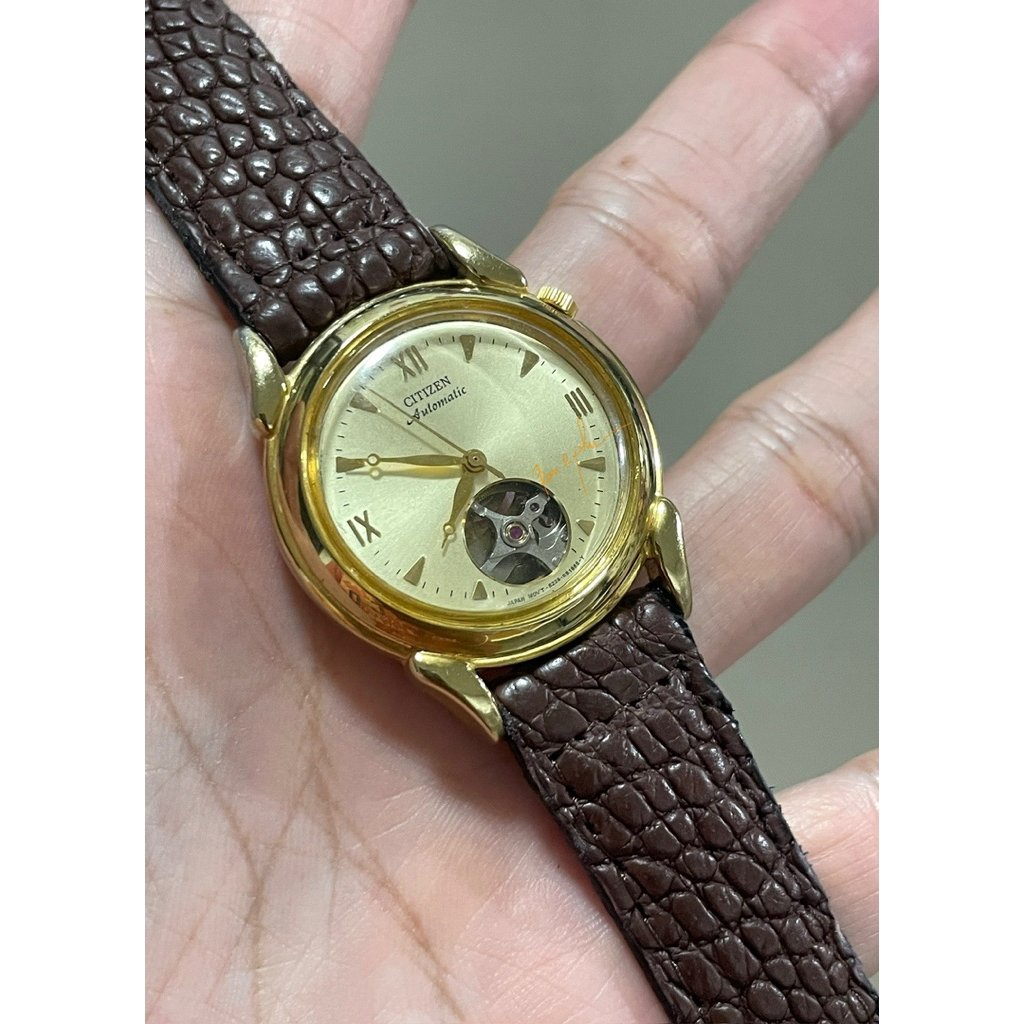 Rare vintage Citizen automatic open heart
