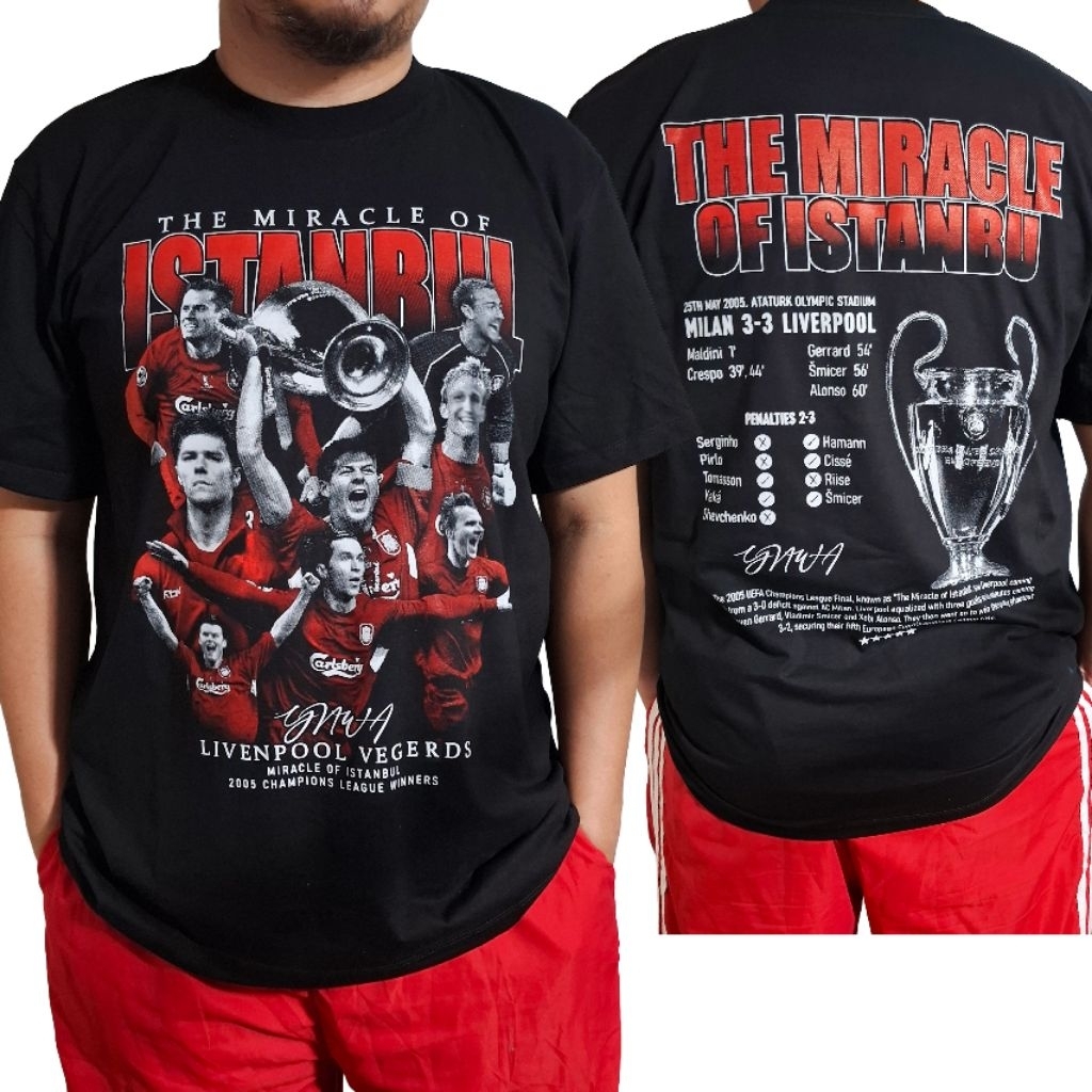เสื้อยืดแฟนบอล ตำนานแชมป์ยุโรป 2005