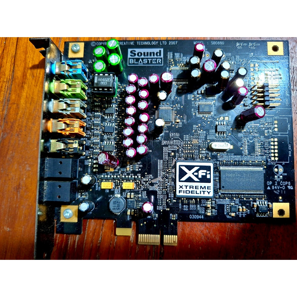 Sound Card Creative X-fi titanium sb0880 7.1 ของแท้ MOD
