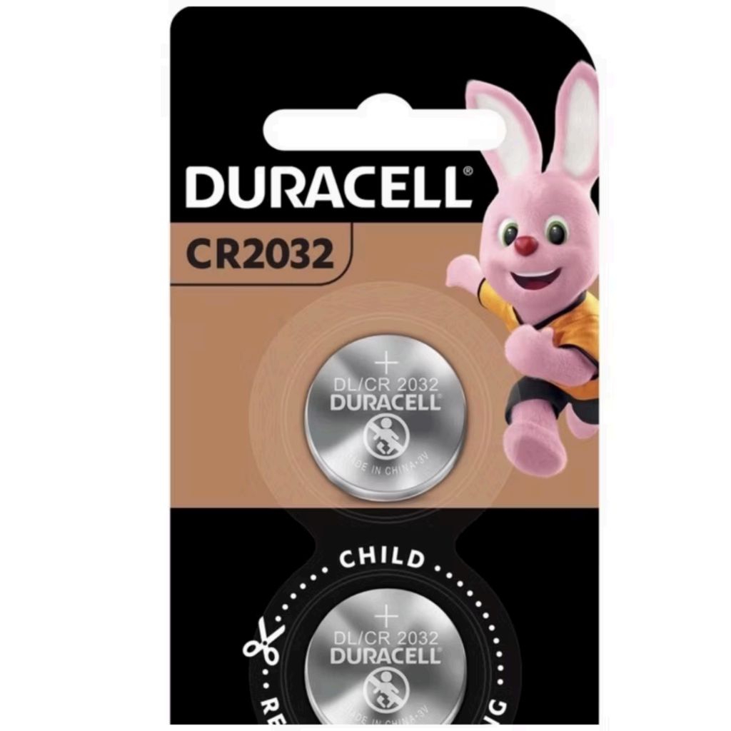 ถ่านDuracell CR2032/DL2032(แพ็คคู่2ก้อน)
