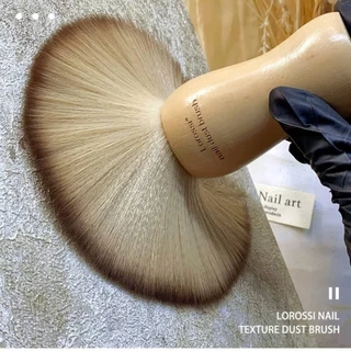 แปรงปัดฝุ่นด้ามไม้กลม LOROSSI Round Brush วางตั้งได้ ขนนิ่ม ใช้ปัดฝุ่นเล็บ●อุปกรณ์●โต๊ะทำเล็บ