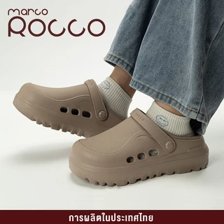 Marco Rocco รองเท้าแตะรัดส้น แฟชั่น EVA น้ำหนักเบา กันลื่น พื้นนุ่ม แบบสวม รองเท้าหัวโตลำลอง MR8028