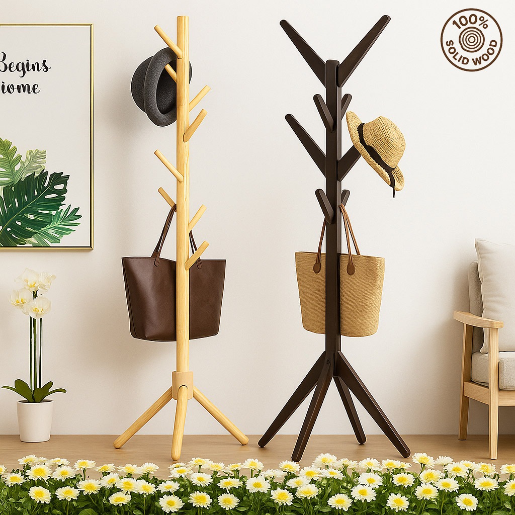 EQUAL ราวแขวนผ้า ที่แขวนผ้า ราวแขวนเสื้อ กระเป๋า หมวก อเนกประสงค์ ประกอบง่าย เเข็งเเรง ทนทาน