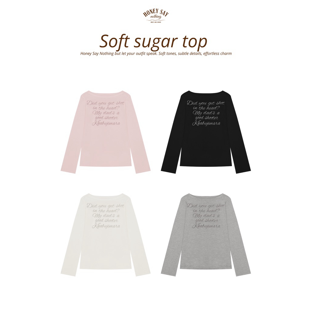 MALISTA - Soft sugar top เสื้อเปิดไหล่