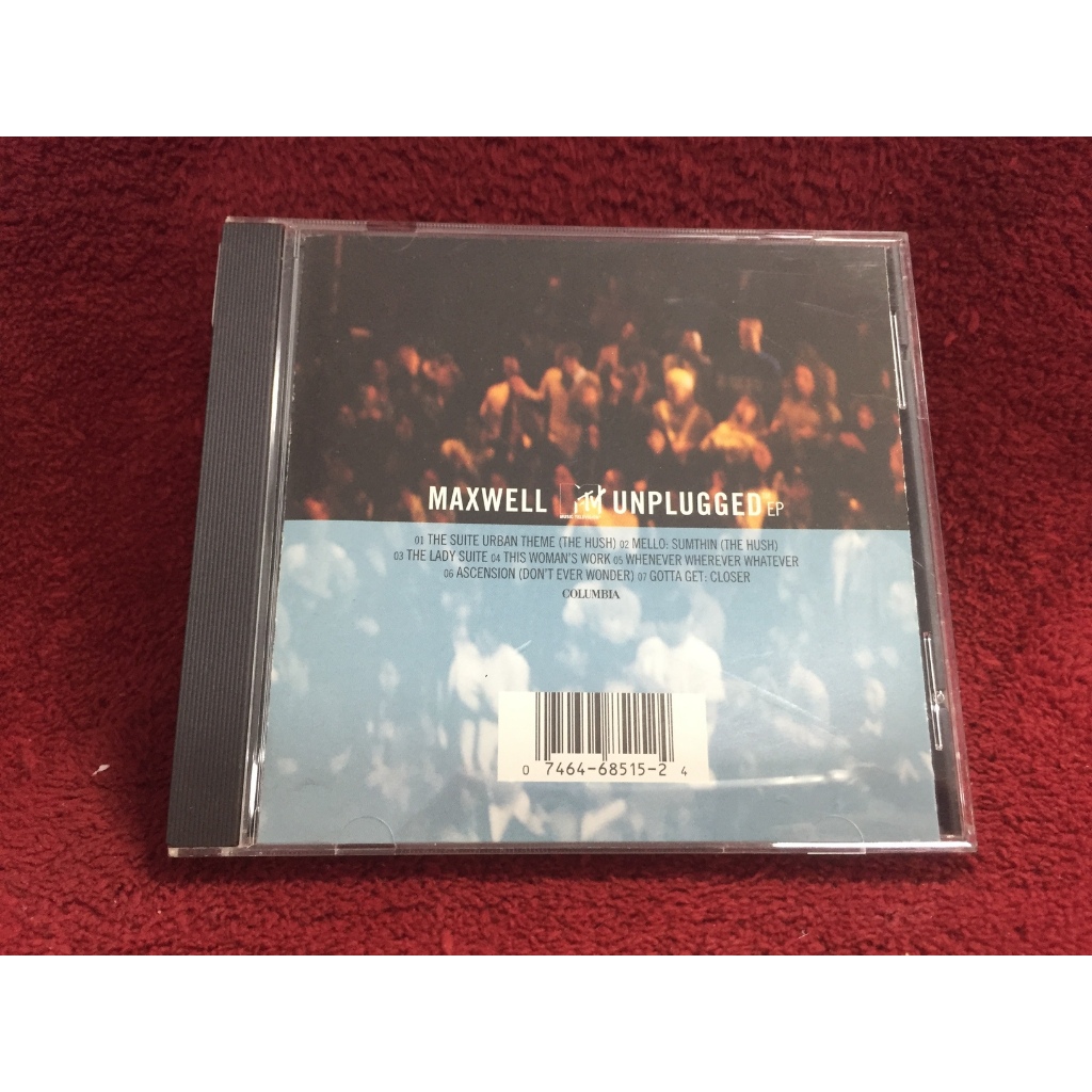 CD Maxwell - Maxwell Unplugged สภาพตามปก CA24-59