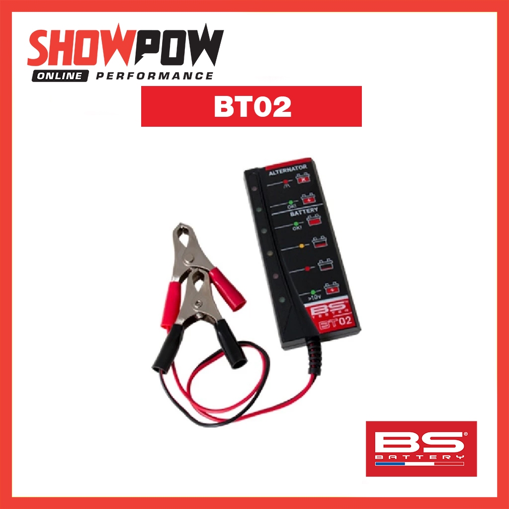 (พร้อมส่ง!) BS Battery BATTERY & ALTERNATOR TESTER BT02