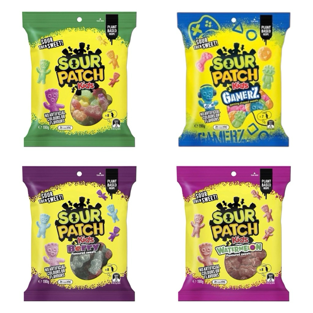 Sour Patch Kids Gummy Candy - 4 Flavors | 190g