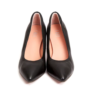 O&B รองเท้าส้นสูงหนังแกะ รุ่น DIANA HEELS 2.75 INC IN DAILY BLACK-11278CS00017F_C5BKXX