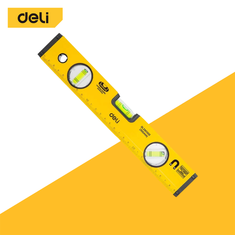 Deli ระดับน้ํา ไม้วัดระดับน้ํา ที่วัดระดับน้ำ อลูมิเนียม 30 40 50 60 80ซม Spirit Levels