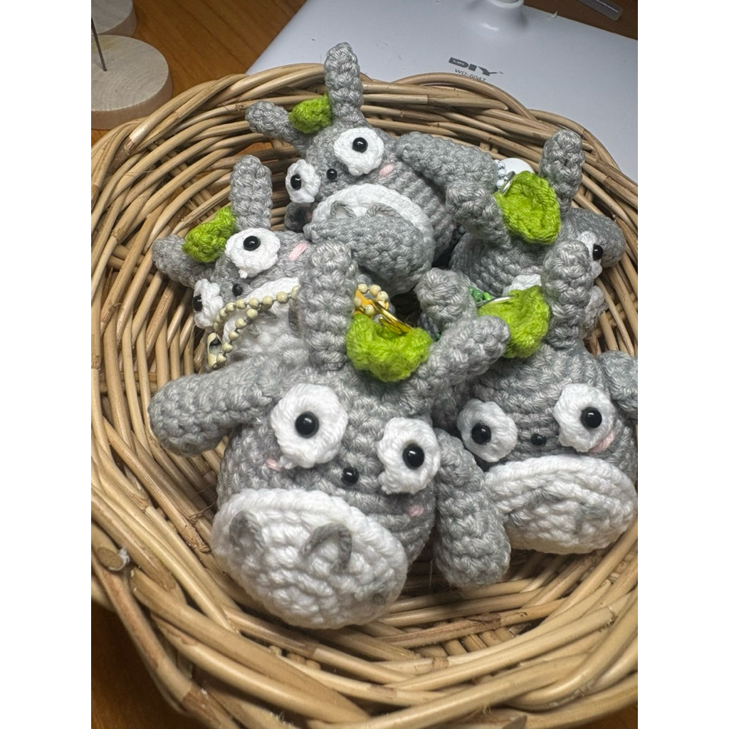 (พร้อมส่ง)🧸 พวงกุญแจโครเชต์ Totoro สุดน่ารัก