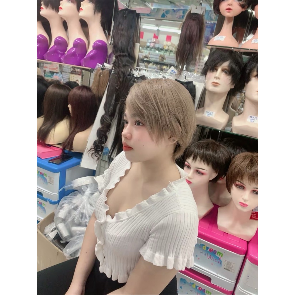 วิกผม CALAWIGS วิกผมสั้น รหัสสินค้า-D808 ผมสั้น สินค้าส่งในไทย พร้อมส่ง ราคา ถูกที่สุด ดีลบีเคเค แกลเลอรีภาพที่ 4
