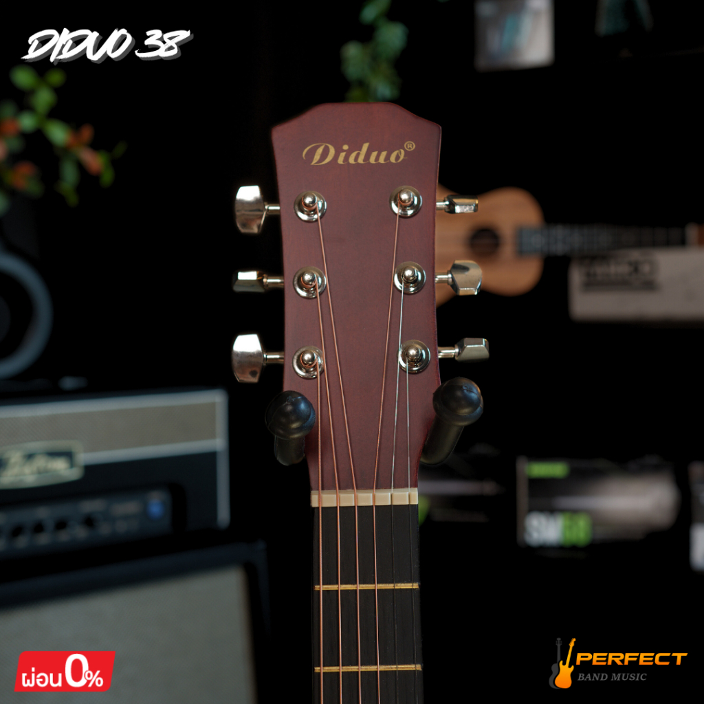 Diduo 38 กีตาร์โปร่ง Diduo  Passion Previn ไซส์ 38 ของแท้ 100% ราคา ถูกที่สุด ดีลบีเคเค แกลเลอรีภาพที่ 9
