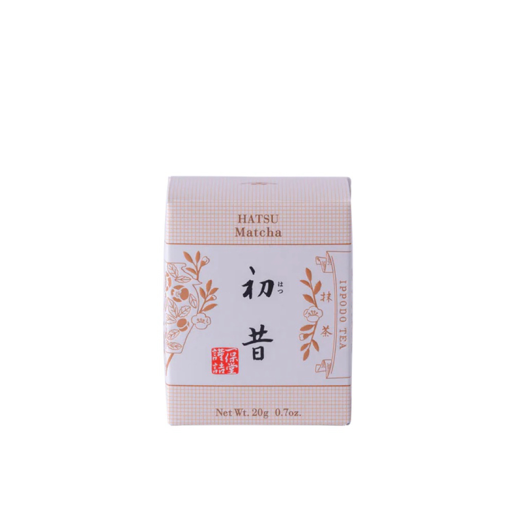 Ippudo Matcha   พร้อมส่ง   Hatsu-mukashi 20 กรัม ส่งตรงจากญี่ปุ่น เก็บในช่องฟรีซอย่างดี ชง latte ได้ ชง clear ได้