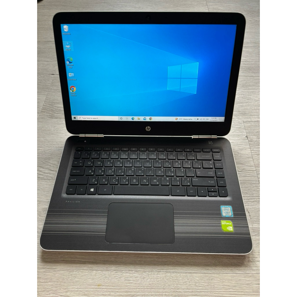 โน๊ตบุ๊คมือสอง Hp i7-7500U