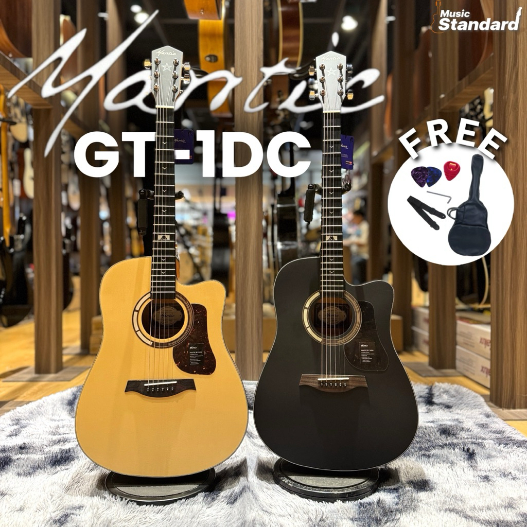 Mantic GT-1DC กีตาร์โปร่ง ฟรีของแถมหลายรายการ✅ (มีจัดส่งด่วน กทม. ปริมณฑล🛵)