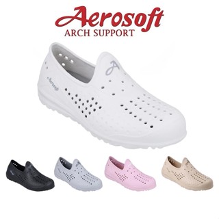 SN9310 Aerosoft (แอโร่ซอฟ) รองเท้าแบบสวมชายหญิง รุ่น Air wal…