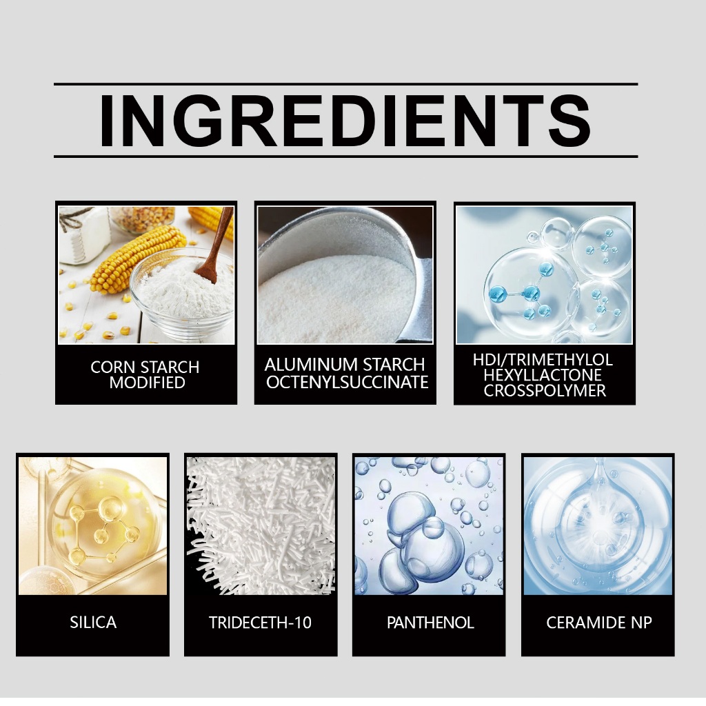 East Moon ผงแป้งเพิ่มวอลลุ่มผม แป้งจัดแต่งทรงผม เพิ่มน้ำหนักผม เพิ่มโวลุ่ม ควบคุมความมัน ไม่มันเงา - รูปที่ 5