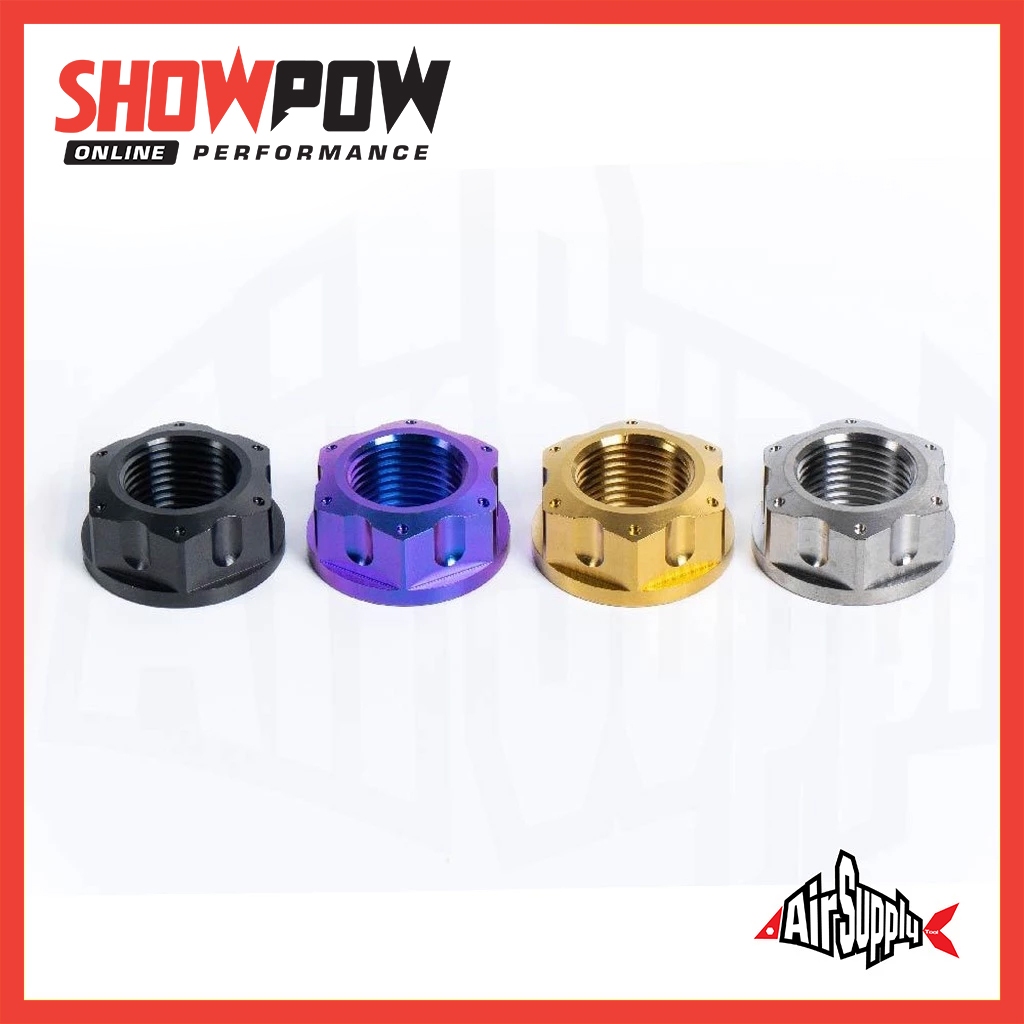(พร้อมส่ง!) Air Supply GR5 Titanium Nut M5 / M6 / M8 น๊อตตัวเมีย น็อตไทเทเนี่ยมแท้ น้อตแต่ง น๊อตซิ่ง
