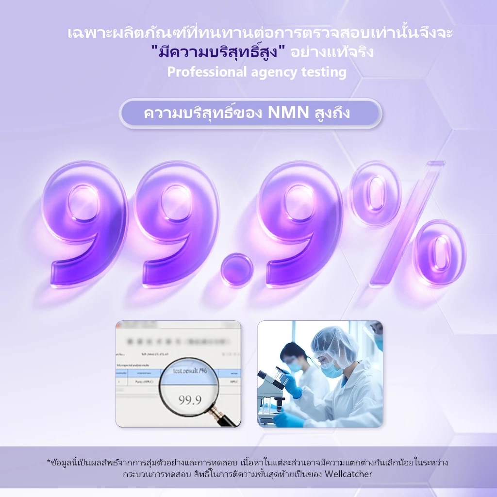 Wellcatcher NMNREV500 ผลิตภัณฑ์เสริมอาหาร thumbnail 7