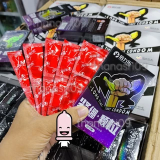 🔥ส่งไว..พร้อมส่ง🔥ถุงยางอนามัย ขนาด 49 มม. 10 ชิ้น/กล่อง กระชับ ผิวไม่เรียบ ชะลอเวลา 🔺ปิดชื่อสินค้าหน้ากล่อง🔺