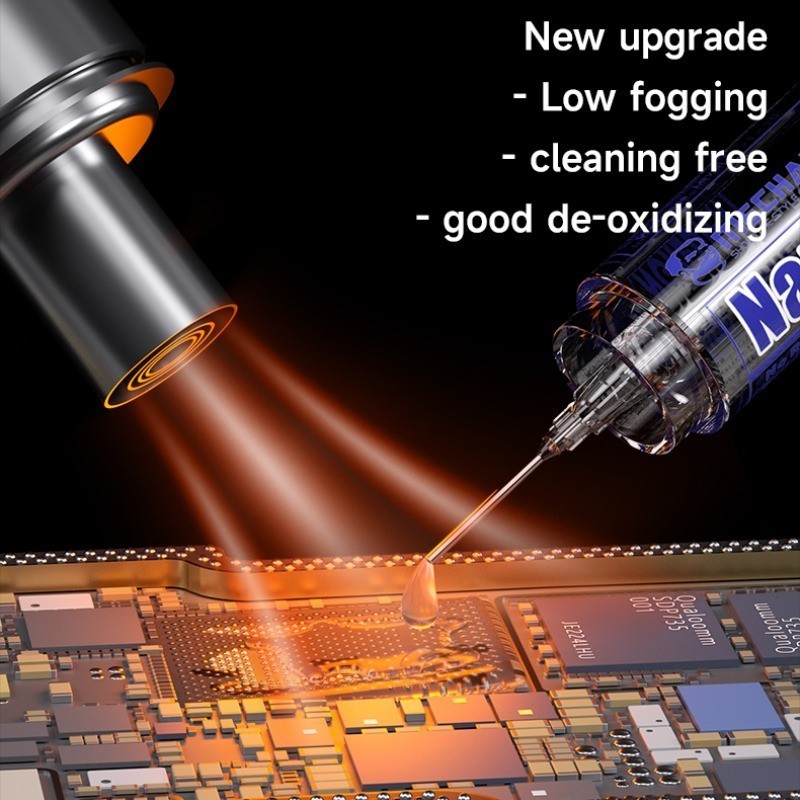 Mechanic M35 Nanometer Solder Paste ใหม่ UPGRADEFor ซ่อมชิปฟลักซ์เป็นมิตรกับสิ่งแวดล้อมนําเข้าสูตรสําหรับเมนบอร์ดซ่อมฟลั - รูปที่ 2