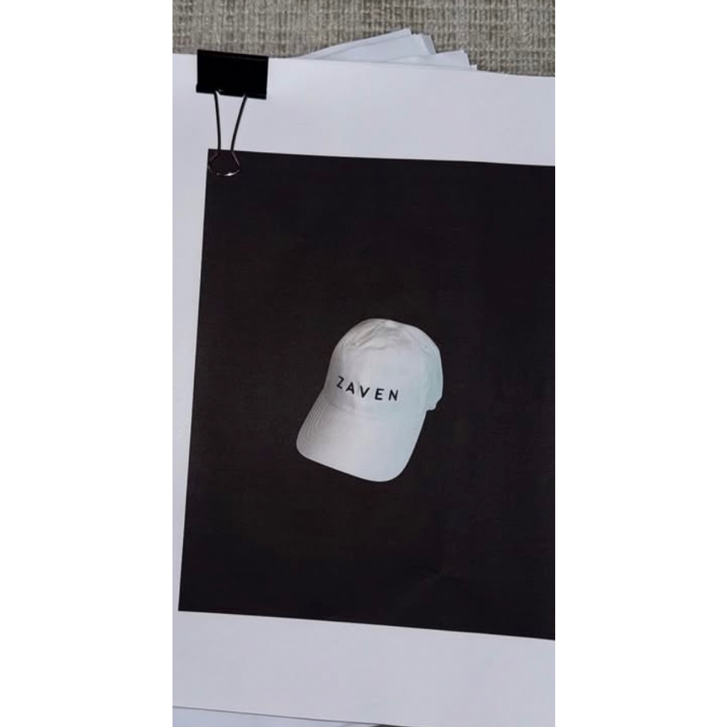 หมวกแบรนด์ Zaven (ของวิลเลี่ยม lykn) สีขาว Size 35"