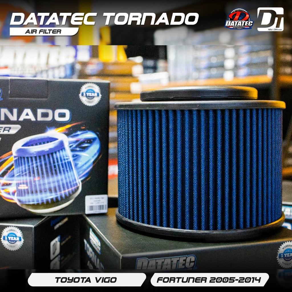 [ใส่โค้ด NADADT012 ] กรองอากาศ Vigo / Fortuner 05-14 / BT50 ใช้ได้ 100,000 km. Datatec