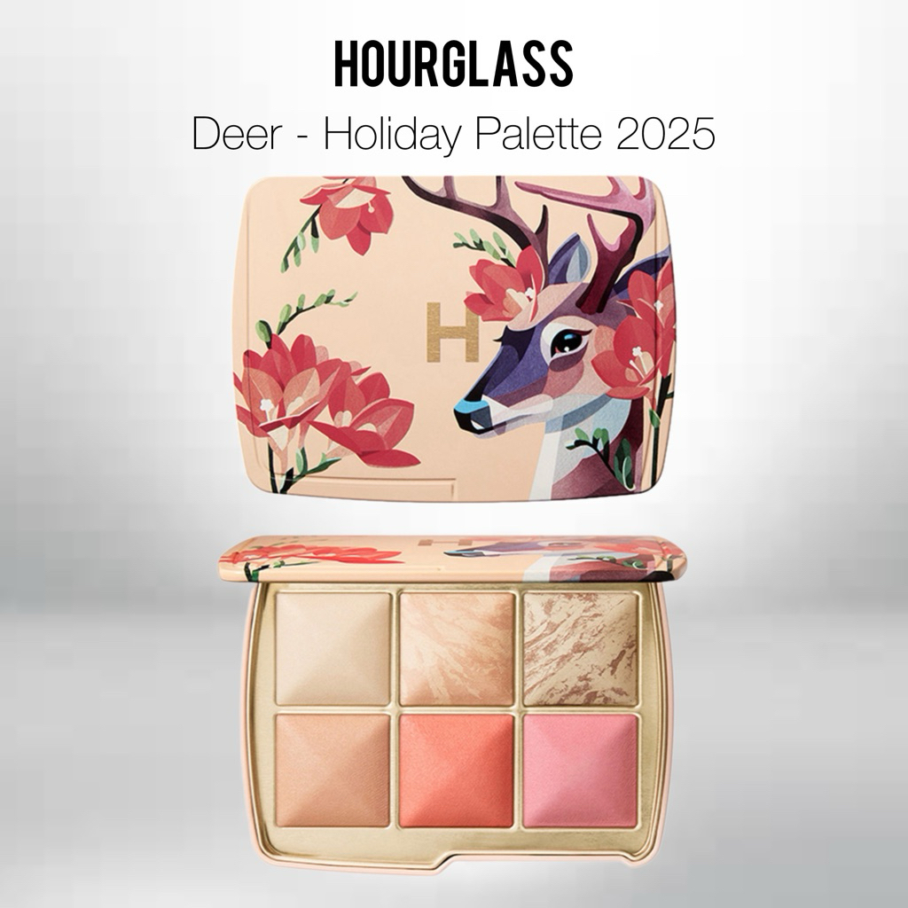 [พร้อมส่ง]ของแท้💯 Hourglass Palette Holiday 2025 - Deer พาเลทกวาง