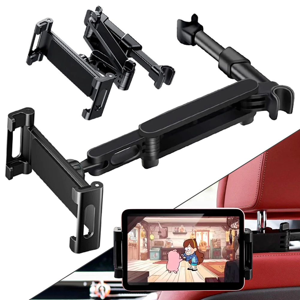 ที่วางแท็บเล็ตในรถยนต์ ที่วางโทรศัพท์ในรถ ที่วางโทรศัพท์มือถือ ใช้บังคับ หมุนได้ 360 ° ที่ยึดเบาะหลังรถแบบพับได้ - รูปที่ 5