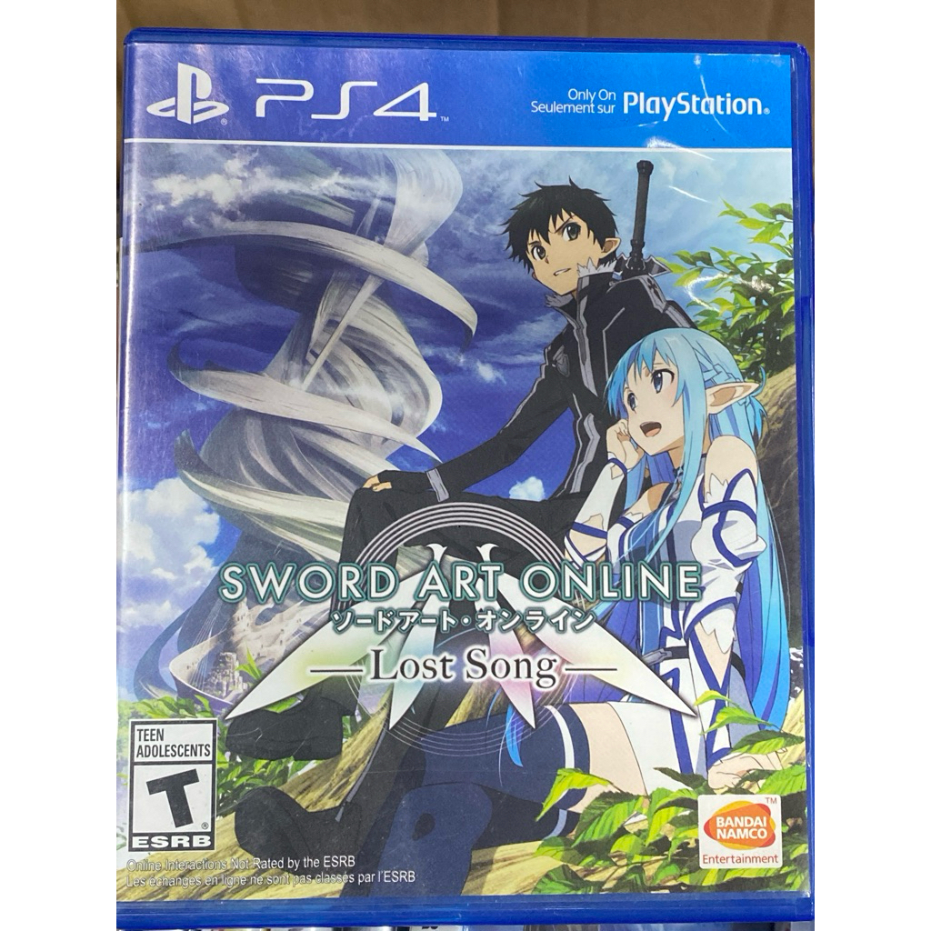 แผ่น PS4 เกม SWORD ART ONLINE LOST SONG [ มือ 2 ] มีสต็อคพร้อมจัดส่ง!!!
