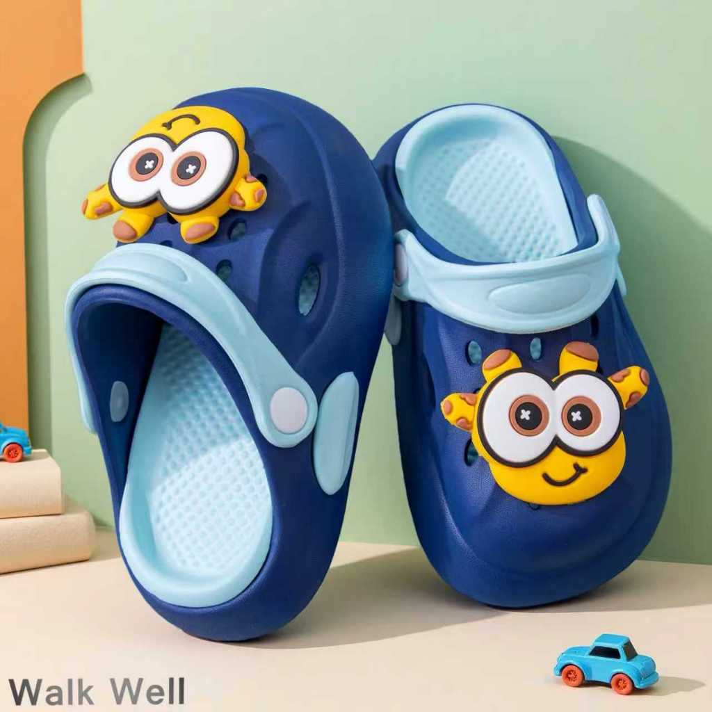 Walk Well✨รองเท้าเด็กกันน้ำกันลื่นแห้งไวสำหรับสงกรานต์และฤดูร้อน ขนาด 24-29