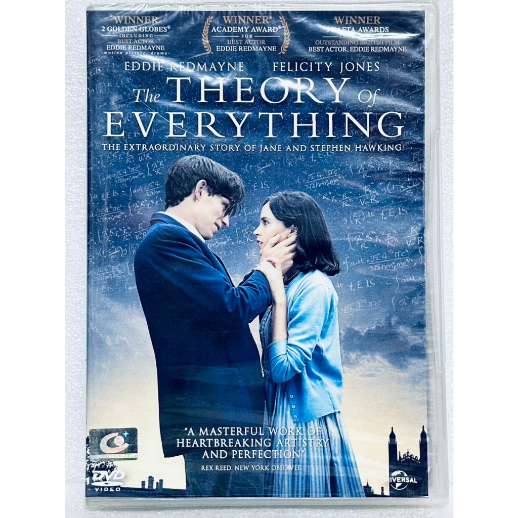 DVD : The Theory of Everything (2014) ทฤษฎีรักนิรันดร " Eddie Redmayne, Felicity Jones "